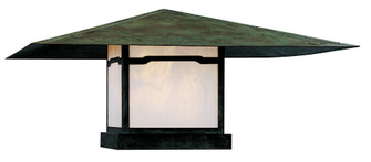 Monterey One Light Column Mount in Rustic Brown (37|MC-36SFTN-RB)
