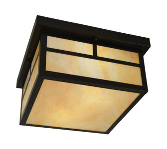 Mission Two Light Flush Mount in Mission Brown (37|MCM-12TWO-MB)