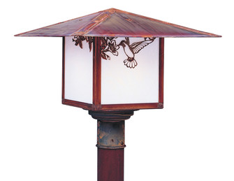 Monterey One Light Post Mount in Raw Copper (37|MP-17CLGW-RC)