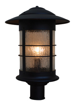 Newport One Light Post Mount in Satin Black (37|NP-14RM-BK)