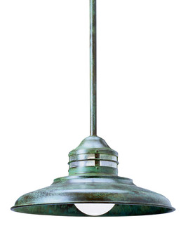 Newport One Light Pendant in Verdigris Patina (37|NSH-17CS-VP)