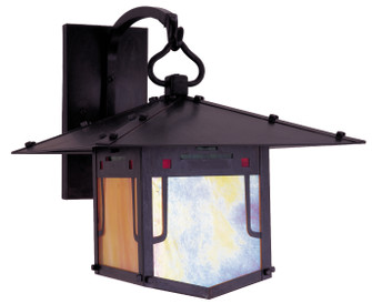 Pagoda One Light Wall Mount in Satin Black (37|PDB-12GRC-BK)