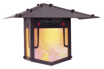 Pagoda One Light Wall Mount in Pewter (37|PDW-12GRC-P)
