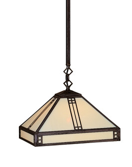 Prairie One Light Pendant in Mission Brown (37|PSH-12CR-MB)