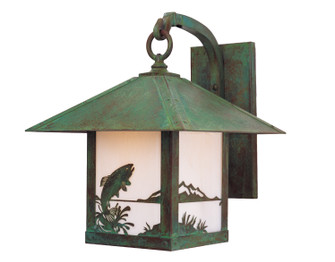 Timber Ridge One Light Wall Bracket in Verdigris Patina (37|TRB-12TRWO-VP)