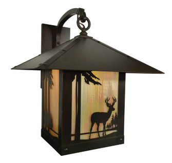 Timber Ridge One Light Wall Mount in Verdigris Patina (37|TRB-16MNCS-VP)