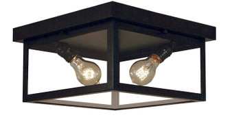 Vintage Two Light Ceiling Mount in Rustic Brown (37|VICM-12CR-RB)