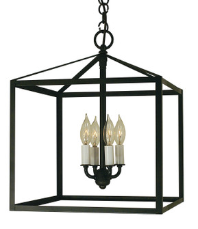 Vintage Four Light Pendant in Satin Black (37|VIH-14-BK)