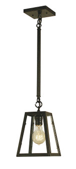 Vintage One Light Pendant in Mission Brown (37|VISH-6WO-MB)
