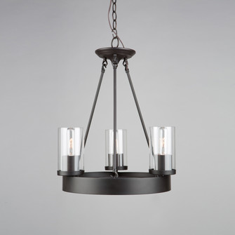 Menlo Park Three Light Chandelier in Oil Rubbed Bronze (78|AC10003)