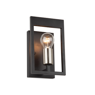 Sutherland One Light Wall Sconce in Black & Brushed Nickel (78|AC11177NB)