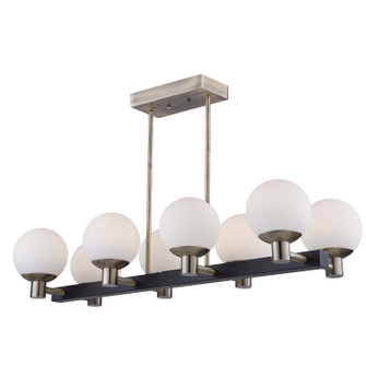 Tilbury LED Island Pendant in Matte Black & Brass (78|AC7098VB)