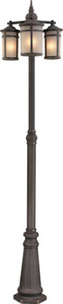 St. Moritz Three Light Outdoor Post Mount in Bronze (78|AC8639BZ)