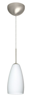 Chrissy One Light Pendant in Satin Nickel (74|1BC-150907-MED-SN)