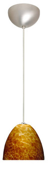Sasha One Light Pendant in Satin Nickel (74|1BC-757218-SN)