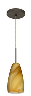Chrissy One Light Pendant in Bronze (74|1BT-1509HN-LED-BR)
