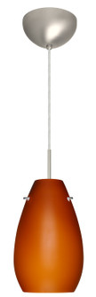 Pera One Light Pendant in Satin Nickel (74|1JC-412680-LED-SN)