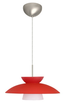 Trilo One Light Pendant in Satin Nickel (74|1JC-451331-LED-SN)