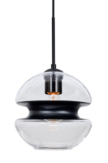 Hula 8 One Light Pendant in Black (74|1JC-HULA8BK-BK)