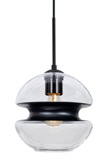 Hula 8 One Light Pendant in Black (74|1JC-HULA8BK-EDIL-BK)
