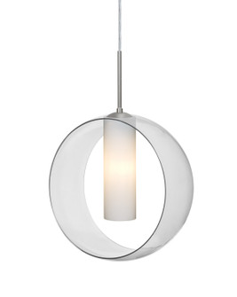 Plato One Light Pendant in Satin Nickel (74|1JC-PLATOCL-LED-SN)