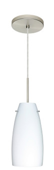 Tao One Light Pendant in Satin Nickel (74|1JT-151207-LED-SN)