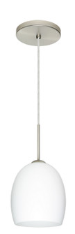 Lucia One Light Pendant in Satin Nickel (74|1JT-169707-LED-SN)