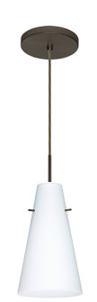 Cierro One Light Pendant in Bronze (74|1JT-412407-LED-BR)