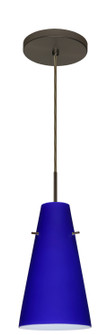 Cierro One Light Pendant in Bronze (74|1JT-4124CM-LED-BR)