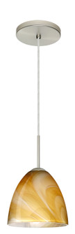 Vila One Light Pendant in Satin Nickel (74|1JT-4470HN-LED-SN)