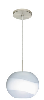 Luna One Light Pendant in Satin Nickel (74|1JT-477699-LED-SN)