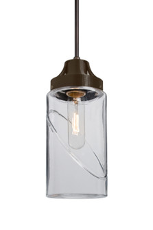 Blink One Light Pendant in Bronze (74|1JT-BLINKCL-BR)