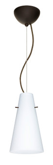 Cierro One Light Pendant in Bronze (74|1KX-412407-LED-BR)