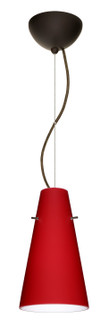 Cierro One Light Pendant in Bronze (74|1KX-4124RM-LED-BR)