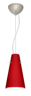 Cierro One Light Pendant in Satin Nickel (74|1KX-4124RM-LED-SN)