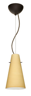 Cierro One Light Pendant in Bronze (74|1KX-4124VM-LED-BR)