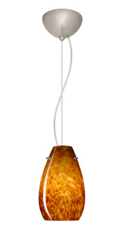 Pera One Light Pendant in Satin Nickel (74|1KX-412618-LED-SN)