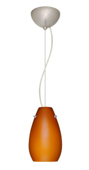 Pera One Light Pendant in Satin Nickel (74|1KX-412680-LED-SN)
