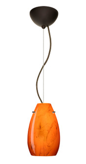Pera One Light Pendant in Bronze (74|1KX-4126HB-LED-BR)