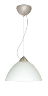 Tessa One Light Pendant in Satin Nickel (74|1KX-420107-LED-SN)