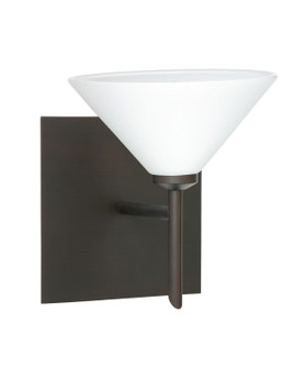 Kona One Light Wall Sconce in Bronze (74|1SW-117607-BR-SQ)
