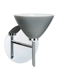 Domi One Light Wall Sconce in Chrome (74|1SW-1743TN-CR)