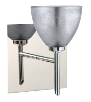 Divi One Light Wall Sconce in Chrome (74|1SW-1758SF-CR-SQ)