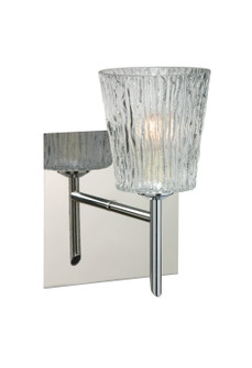 Nico One Light Wall Sconce in Chrome (74|1SW-512500-CR-SQ)