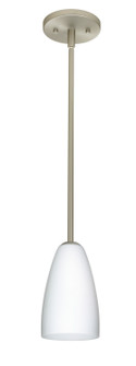 Riva One Light Pendant in Satin Nickel (74|1TT-151107-LED-SN)