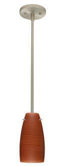 Tao One Light Pendant in Satin Nickel (74|1TT-1512CH-LED-SN)