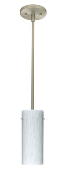 Stilo One Light Pendant in Satin Nickel (74|1TT-412319-LED-SN)