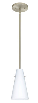 Cierro One Light Pendant in Satin Nickel (74|1TT-412407-SN)