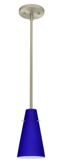Cierro One Light Pendant in Satin Nickel (74|1TT-4124CM-SN)