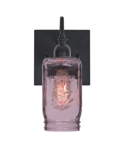 Milo One Light Wall Sconce in Black (74|1WG-MILO4PL-EDIL-BK)